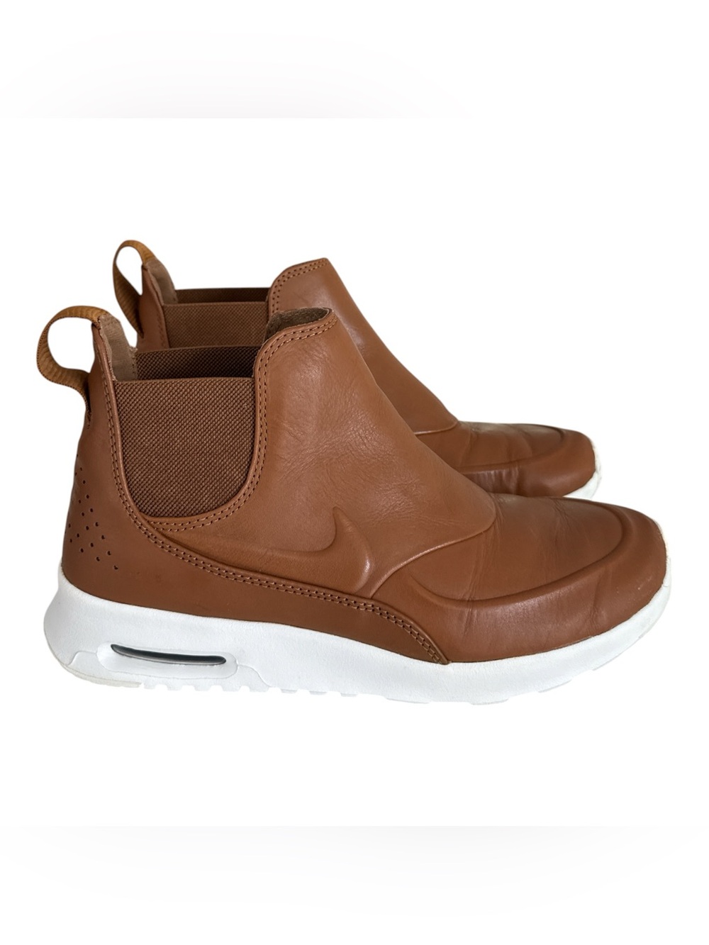 Nike Air Max Thea Mid Womens Chelsea Sneaker Boots Brown size 7.5